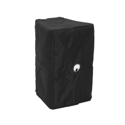 Capa protetora retangular preta com orifício circular branco