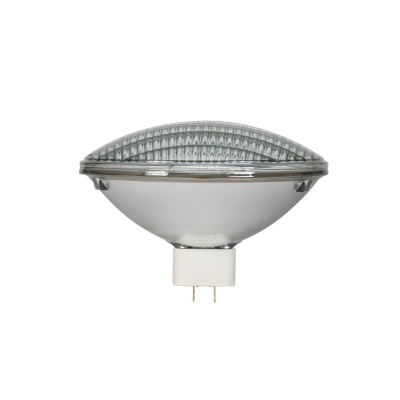 Lâmpada PAR30 de vidro transparente com base bipino e padrão texturizado