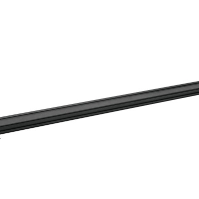 Barra de luz LED preta em fundo branco