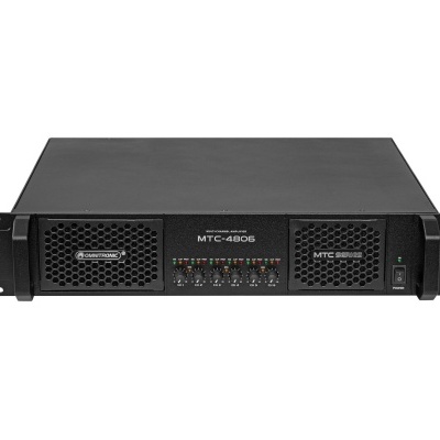 Amplificador de som profissional preto MTC-485E