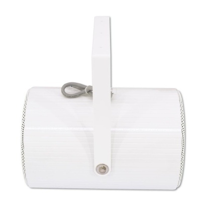 Saco branco com alça rígida e fecho metálico com cordão cinzento