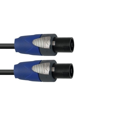 cabo de áudio XLR azul e preto