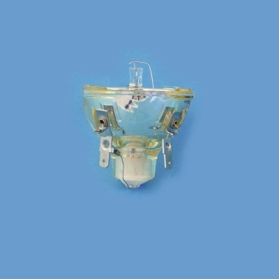 Lâmpada projetor halogéneo com vidro transparente e base branca