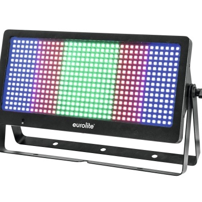 Refletor LED colorido Eurolite com suporte metálico ajustável