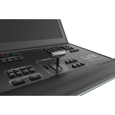 Controlador MIDI profissional Yamaha U3 Digital preto com botões e joystick