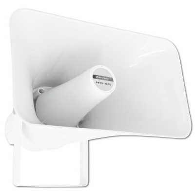 Altifalante branco tipo corneta com selo HPS-40L e base para fixação