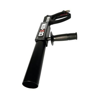 Soprador manual portátil preto com alça e texto DOG & CO.