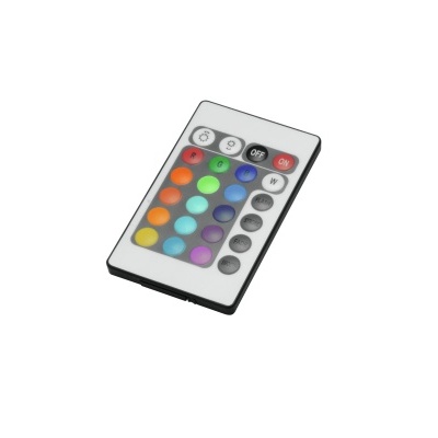 Comando remoto pequeno com botões coloridos