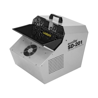 Máquina de bolhas Eulite SD-201 cinzenta com tampa aberta