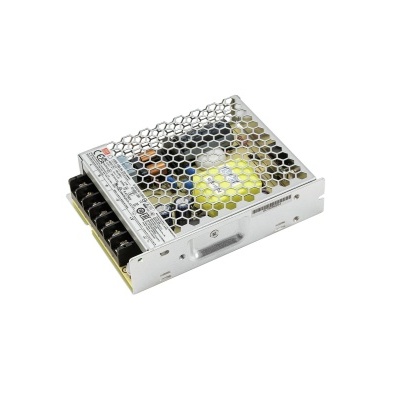 Fonte de alimentação eletrónica metálica perfurada com placa de circuito interno