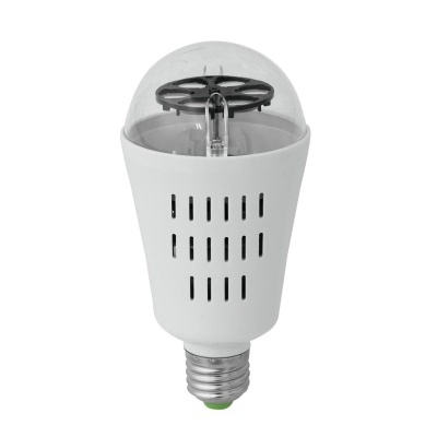 Lâmpada LED branca com base rosqueável e cobertura transparente