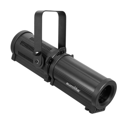 Projetor de luz profissional Eurolite preto com alça e ventilação