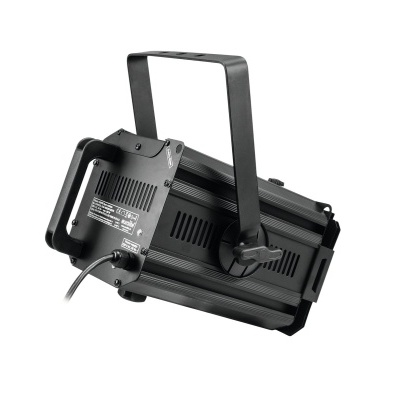 Reflector de iluminação de estúdio preto com suporte ajustável e ventoinha