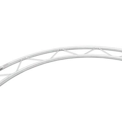 Estrutura metálica curva em alumínio