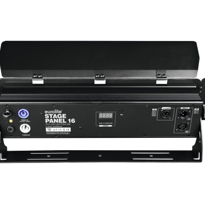 Painel de iluminação Eurolite Stage Panel 16 preto com visor digital e controlos