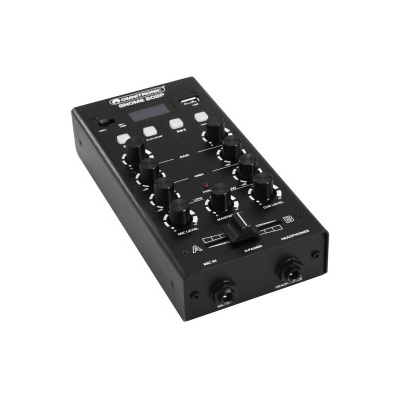 Console de mistura áudio preto Pioneer DJ DJM-250MK2 com botões e fader