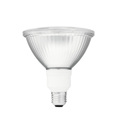 Lâmpada LED par30 transparente com base branca