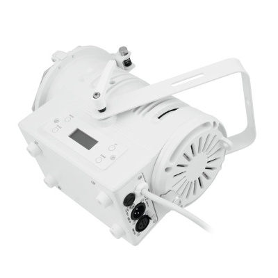 Refletor LED branco com suporte e ecrã digital