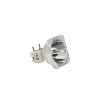 Lâmpada halogénea de vidro branco com base de metal