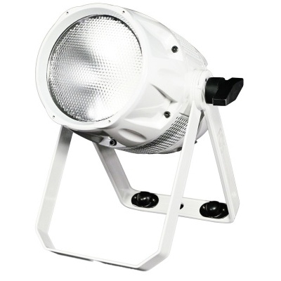 Refletor de luz branco com suporte metálico e etiqueta IP65