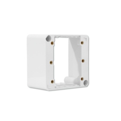 Caixa de montagem elétrica branca de plástico