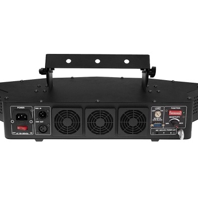 Equipamento eletrónico preto com ventoinhas e conectores