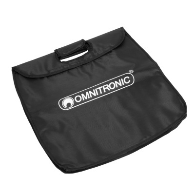 Bolsa preta de transporte com logo OMNITRONIC