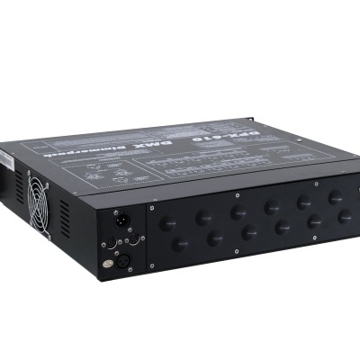 Equipamento eletrónico preto com botões e ventilador