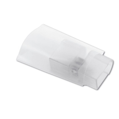 Capa plástica transparente para conector elétrico