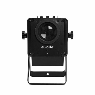 Projetor iluminação Eurolite preto com lente circular e suporte ajustável