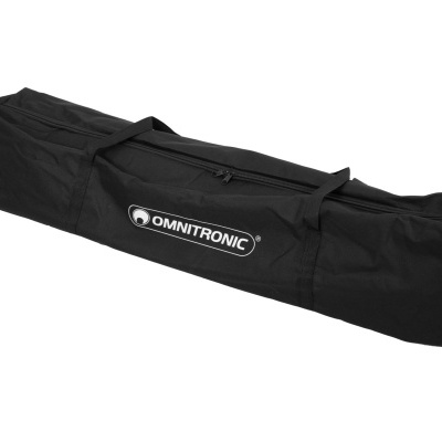 Bolsa preta de transportar OMNITRONIC com fecho e alças