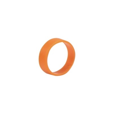 Anel laranja simples com fundo branco