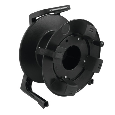 Carretel preto de plástico para cabos