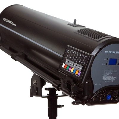 Refletor profissional LED FELISON 1000W preto com painel de controle colorido