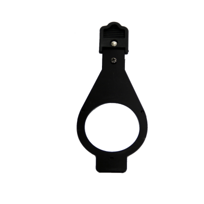 Suporte para garrafa de bicicleta preto com montagem para guiador