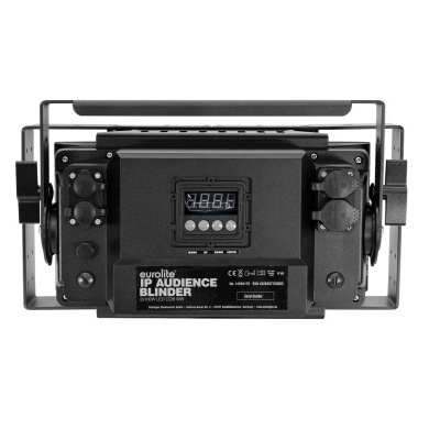 Equipamento eletrónico Eurolite TP Audience Blinder preto com visor e botões