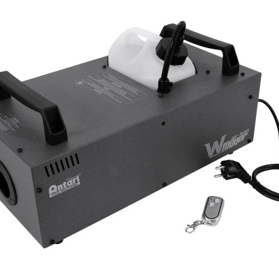 Máquina de fumo cinzenta Anton V-Matic com comando remoto