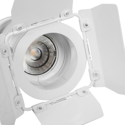 Refletor de luz profissional branco com abas ajustáveis