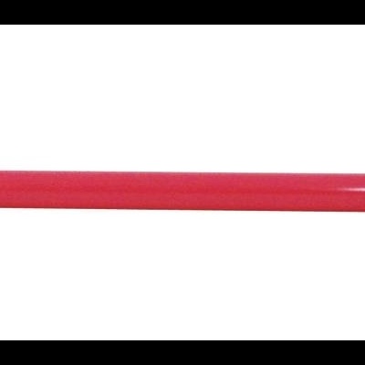 Varinha telescópica metálica com cabo vermelho e mecanismo de aperto