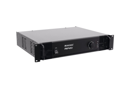 Amplificador Soundbox PAP120 preto com botões frontais