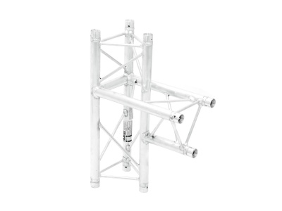 Estrutura metálica branca em fundo branco