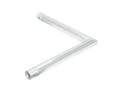 Barra de torque em metal prateado formato L