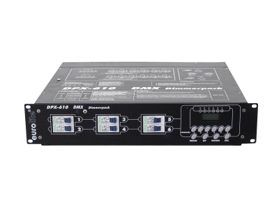 Interface DMX Dimmerpack DPX-610 Euro preta