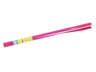 Pauzinhos cor-de-rosa com etiqueta colorida