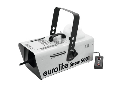 Máquina de neve Eurolite Snow 5001 cinza com alça e controlo remoto preto