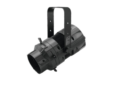 Projetor de iluminação preto com alça preta