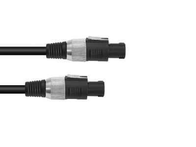 Cabo preto com conector XLR