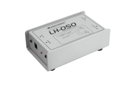 Aparelho eletrónico branco modelo LH-050 da ONOSTERRO com etiquetas e indicadores lumínicos em fundo branco