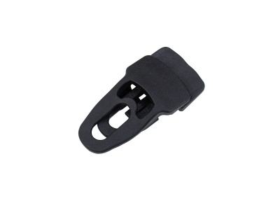 Clip ou presilha preta de plástico simples