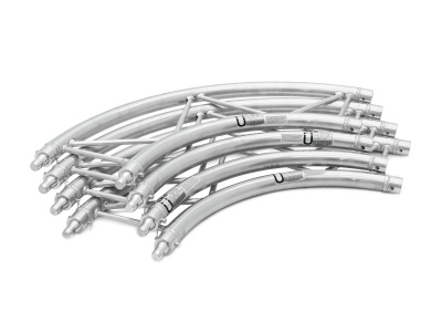 Aros metálicos prateados com válvulas